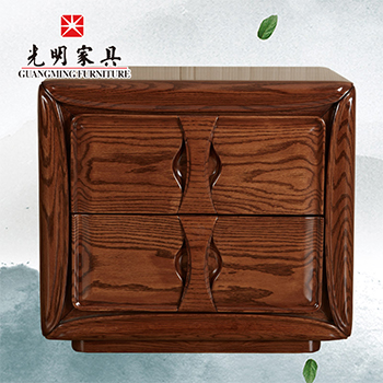 【光明家具】中式現(xiàn)代實(shí)木床頭柜 808-1413-60