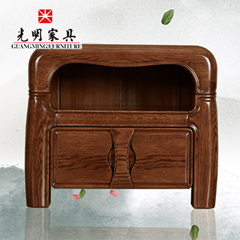 【光明家具】中式現(xiàn)代實(shí)木床頭柜床邊柜808- 1414-60