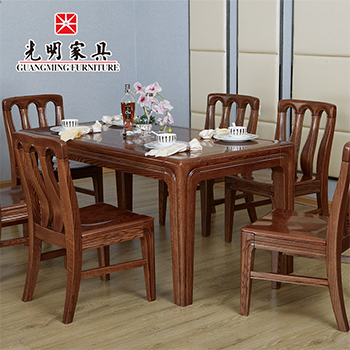 【光明家具】中式現(xiàn)代全實(shí)木餐廳餐桌808-4111-160